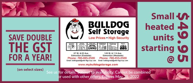 Bulldog Self Storage Spring 2022 Specials